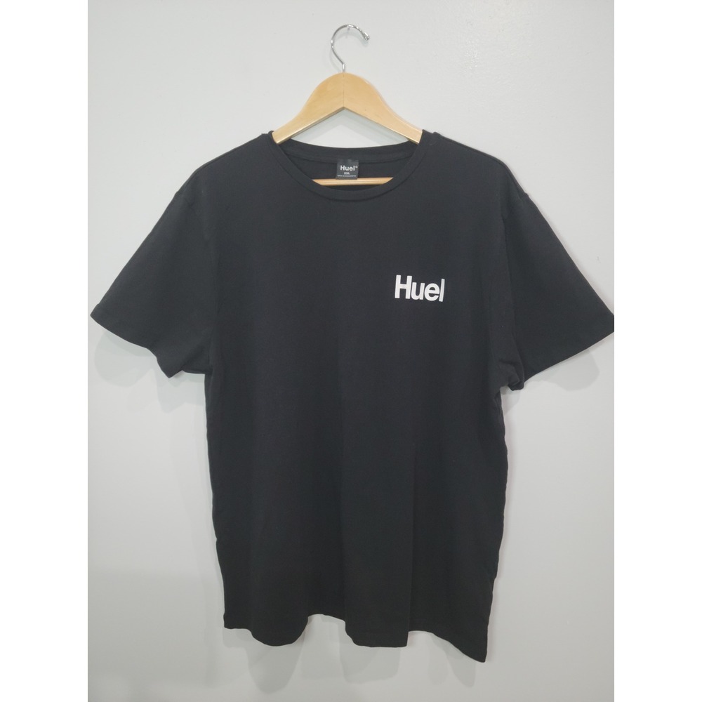 Huel Black T Shirt Mens XXL Logo‎ Graphic Tee Apparel